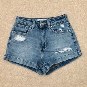 PacSun Distressed Jean Shorts